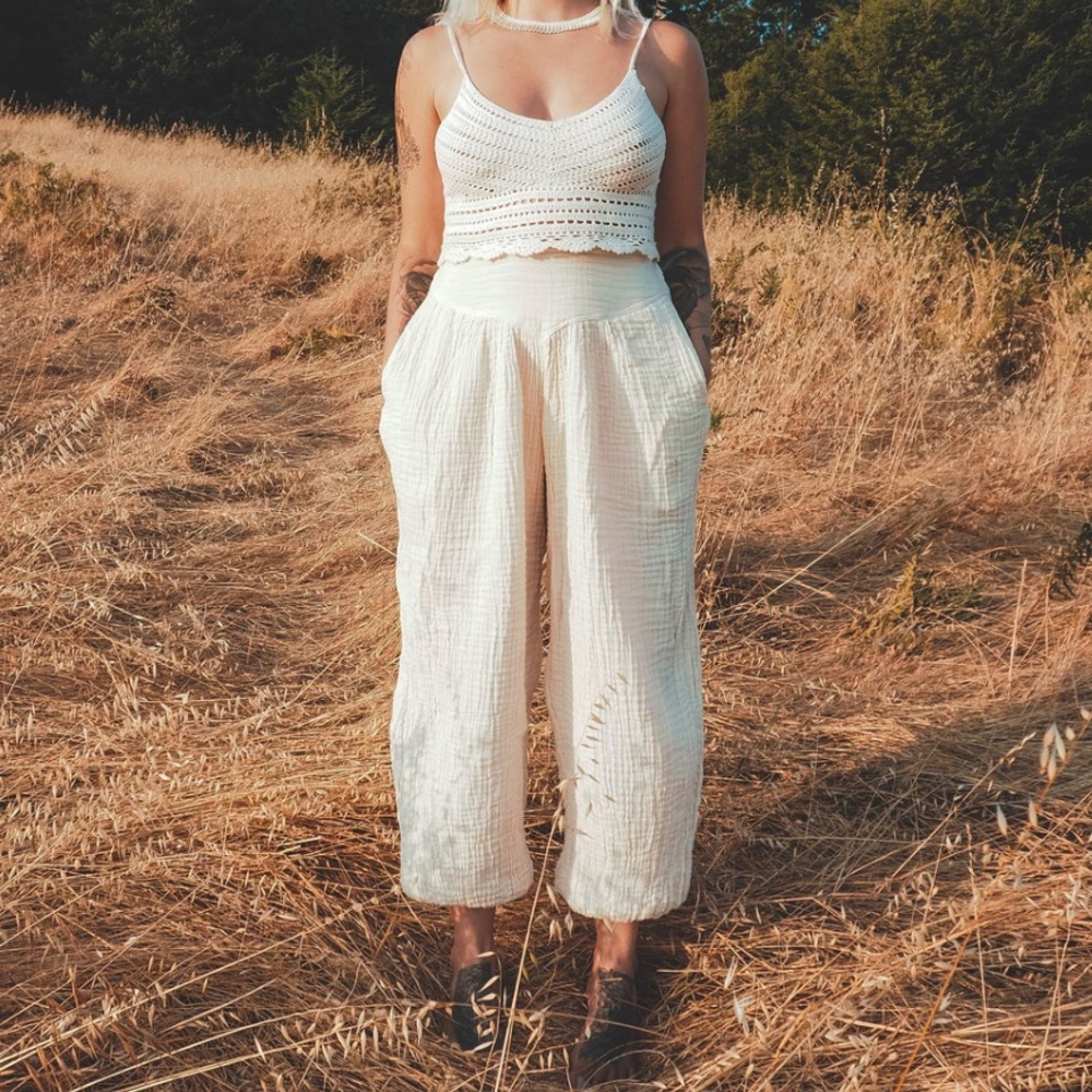 Boho luxe cotton pant